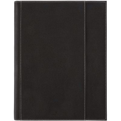 Agenda à spirale Burgos - 1 semaine sur 2 pages - 22 x 28 cm - noir - Oberthur
