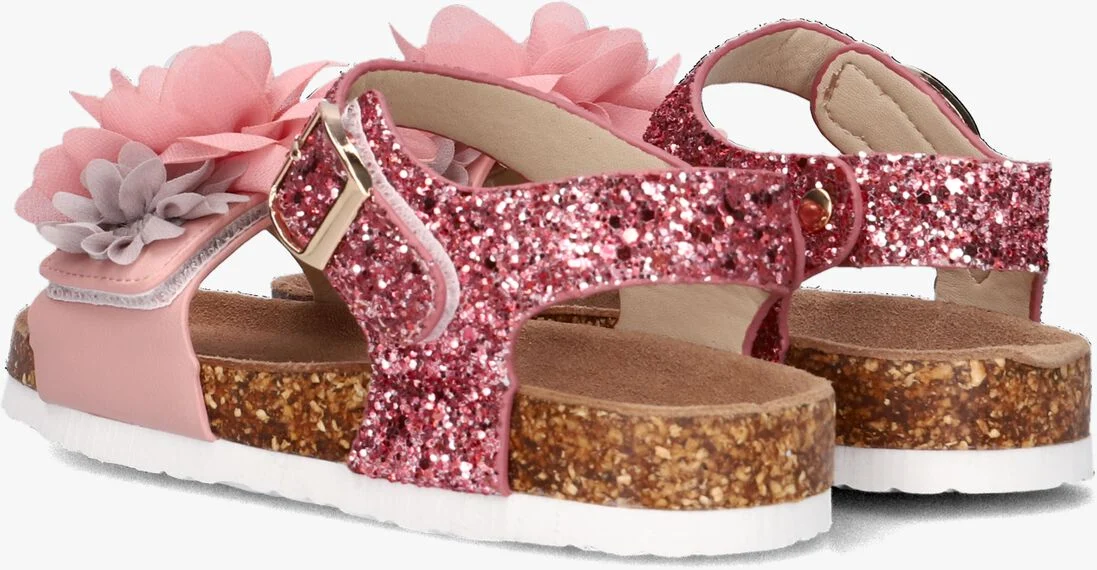 COLORS OF CALIFORNIA roze colors of california sandalen bio glitter sandal with ankle