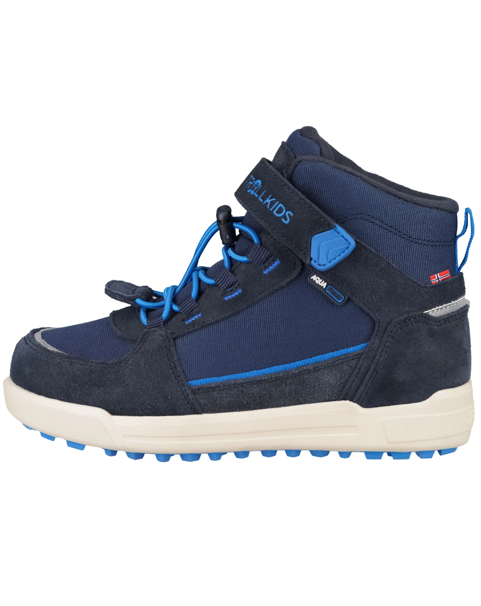 Winterboots GRYLLEFJORD MID CUT Schnellverschluss in navy/medium blue