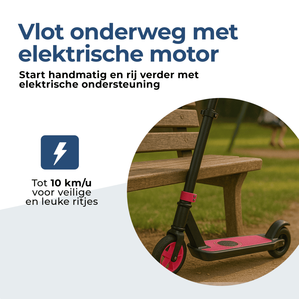 Denver SCK5500R elektrische kinderstep met LED verlichting