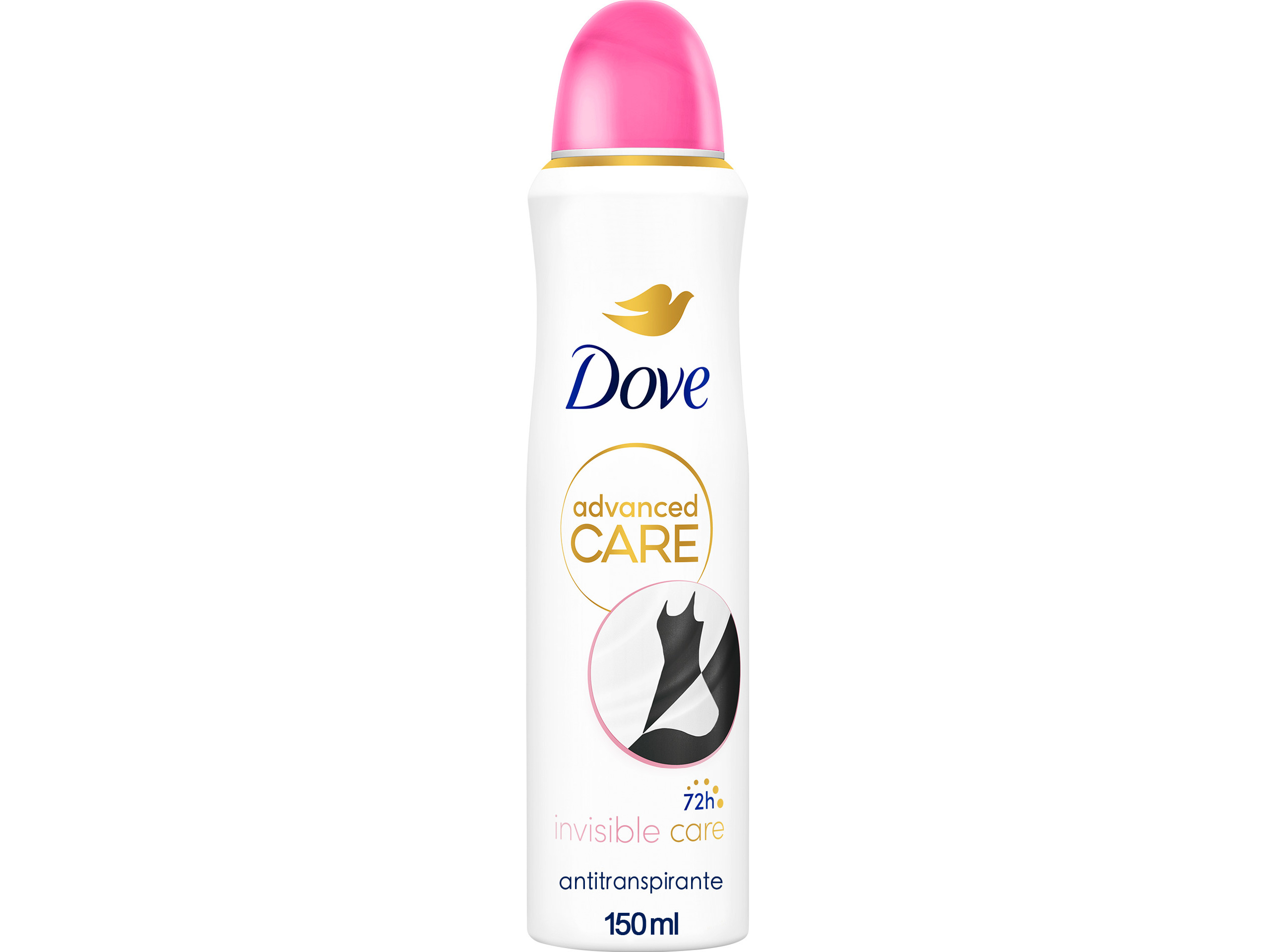 DESODORIZANTE SPRAY DOVE INVISIBLE CARE 72H 150ML