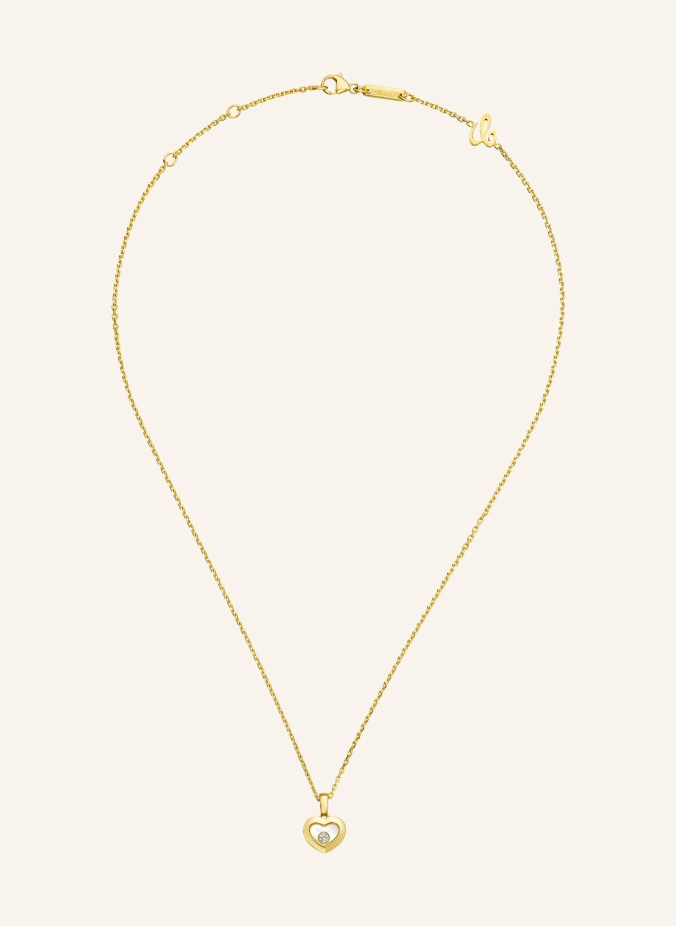 Chopard Anhänger HAPPY DIAMONDS ICONS Anhänger aus 18 Karat Gelbgold und Diamanten