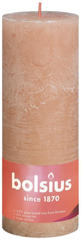 Bolsius Rustiekkaars Shine 190/68 Misty Pink 1 Stuk