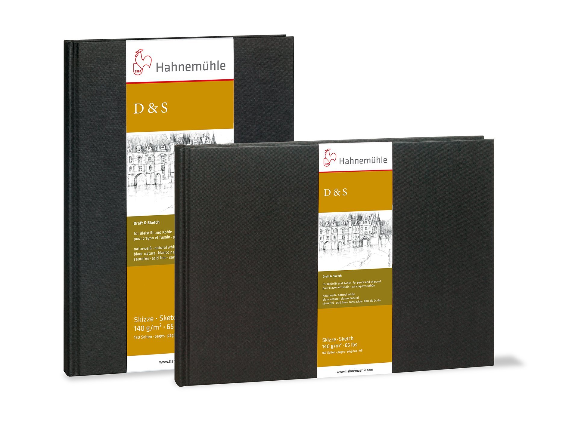 Hahnemühle Skizzenbuch D&S naturweiß, 140 g/m²