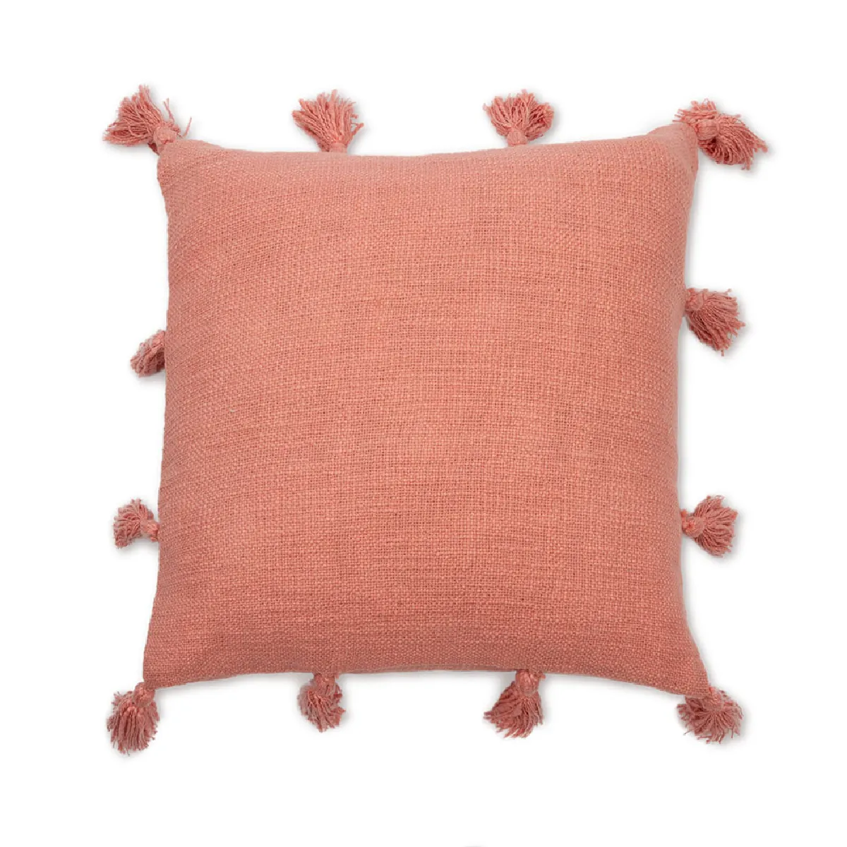 MEVAK LIVING Housse de coussin 60x60 - Saumon