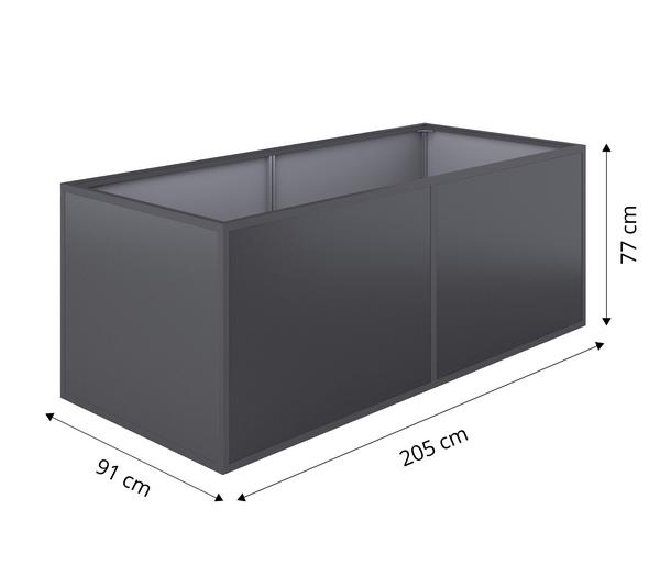 KGT Aluminium-Hochbeet, anthrazit