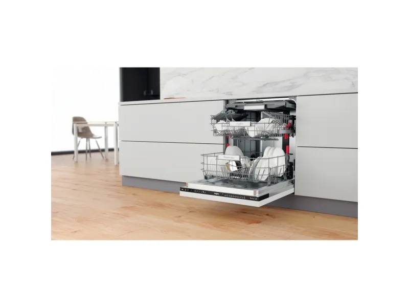 Whirlpool WIO 3P33 PL, Fuldt indbygget, Fuld størrelse (60 cm), Hvid, 1,3 m, 1,55 m, 1,5 m