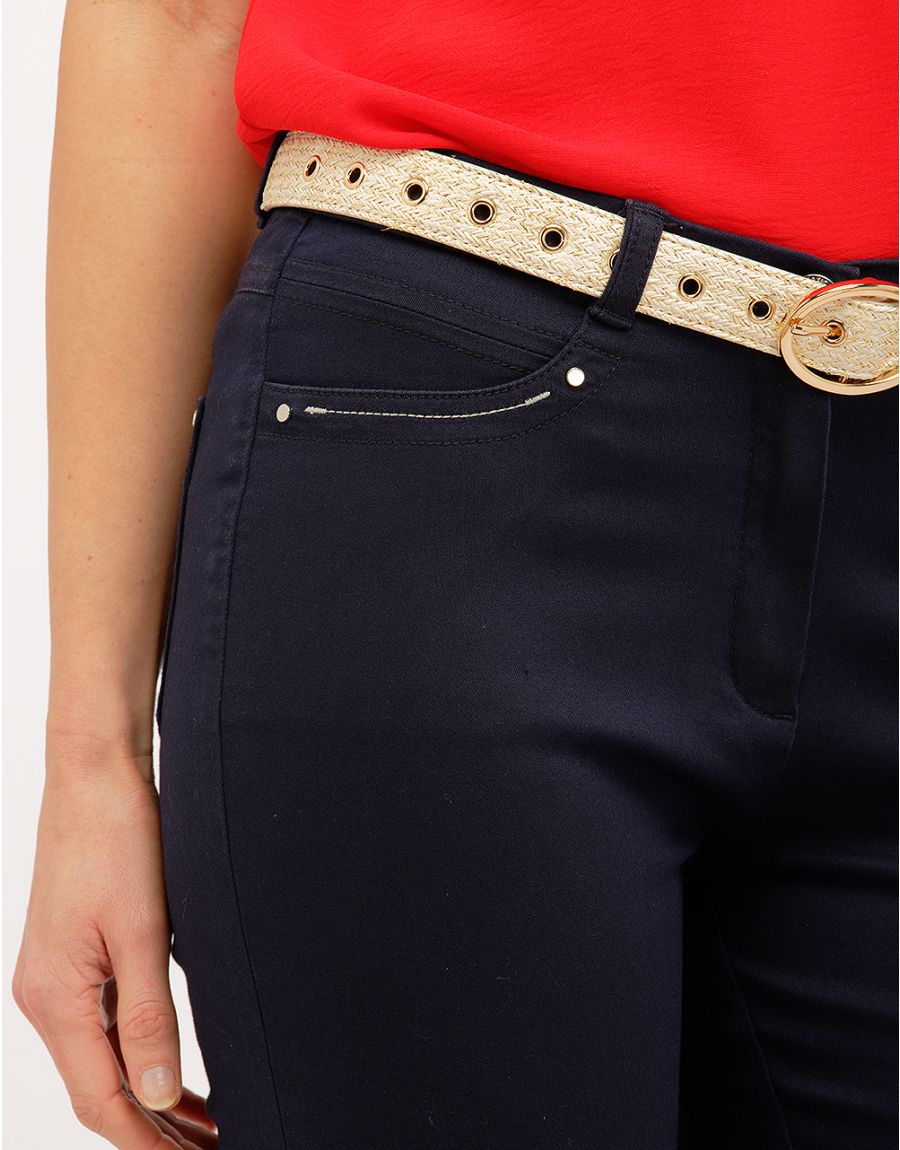 Pantalon 7/8ème bleu