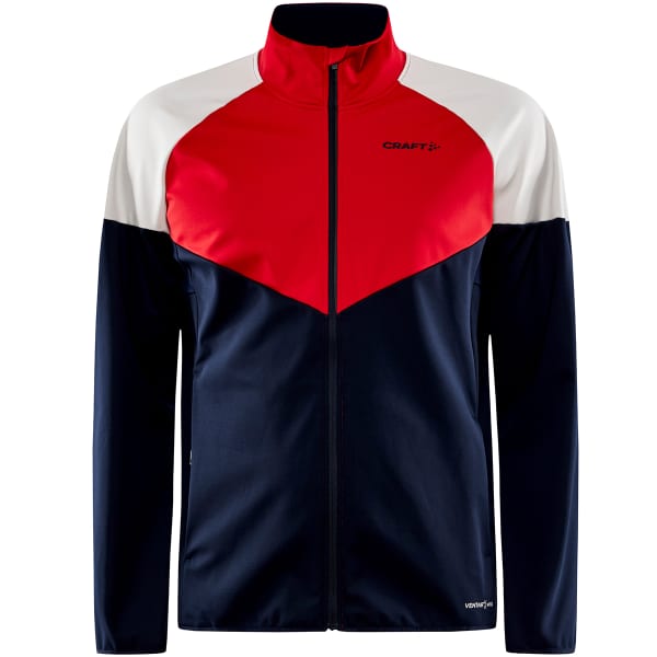 Veste ski de fond CRAFT GLIDE BLOCK JKT M BLAZE-LYCHEE