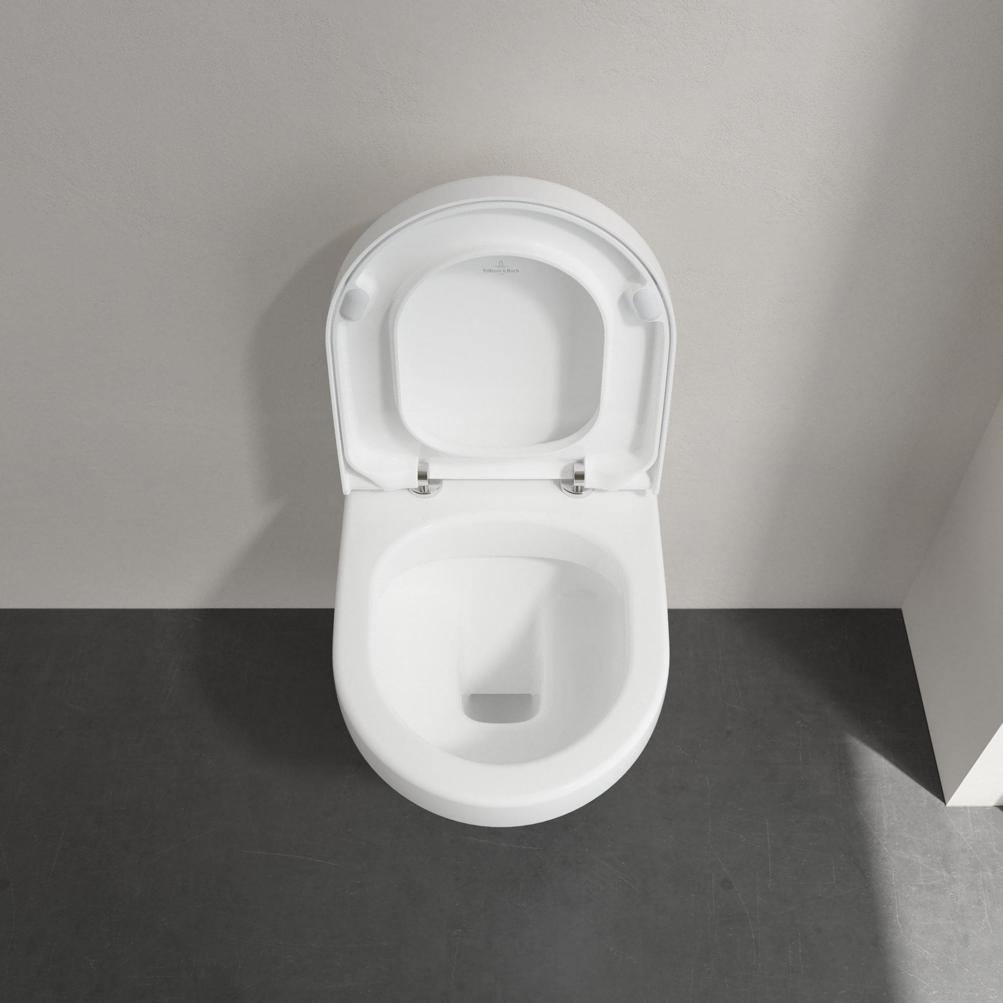 Villeroy & Boch Architectura compact randloos toilet CeramicPlus ovaal wit glans