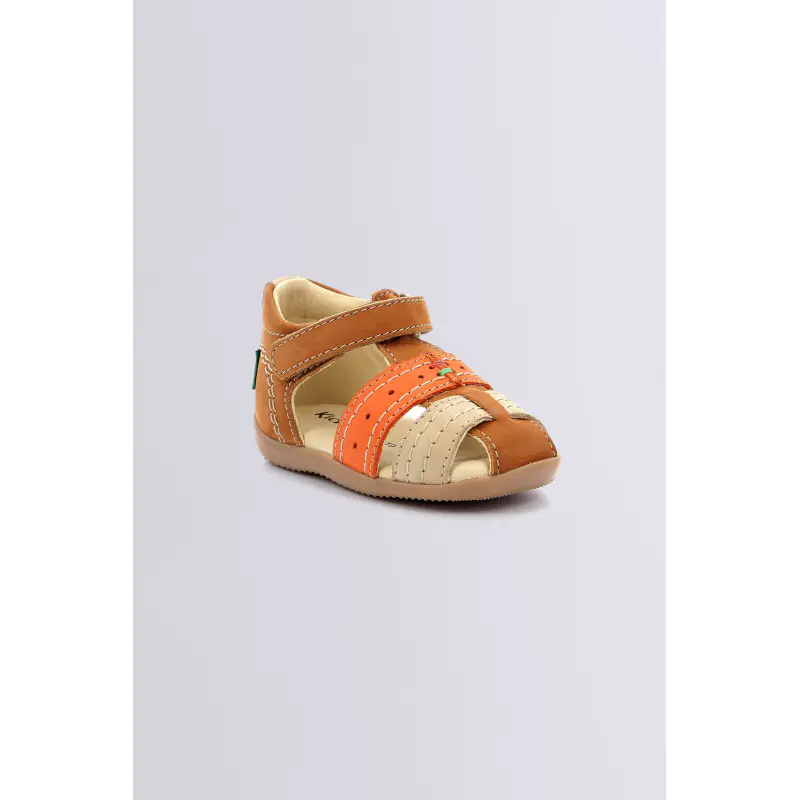Bigbazar Camel orange SANDALES Cuir Garçon