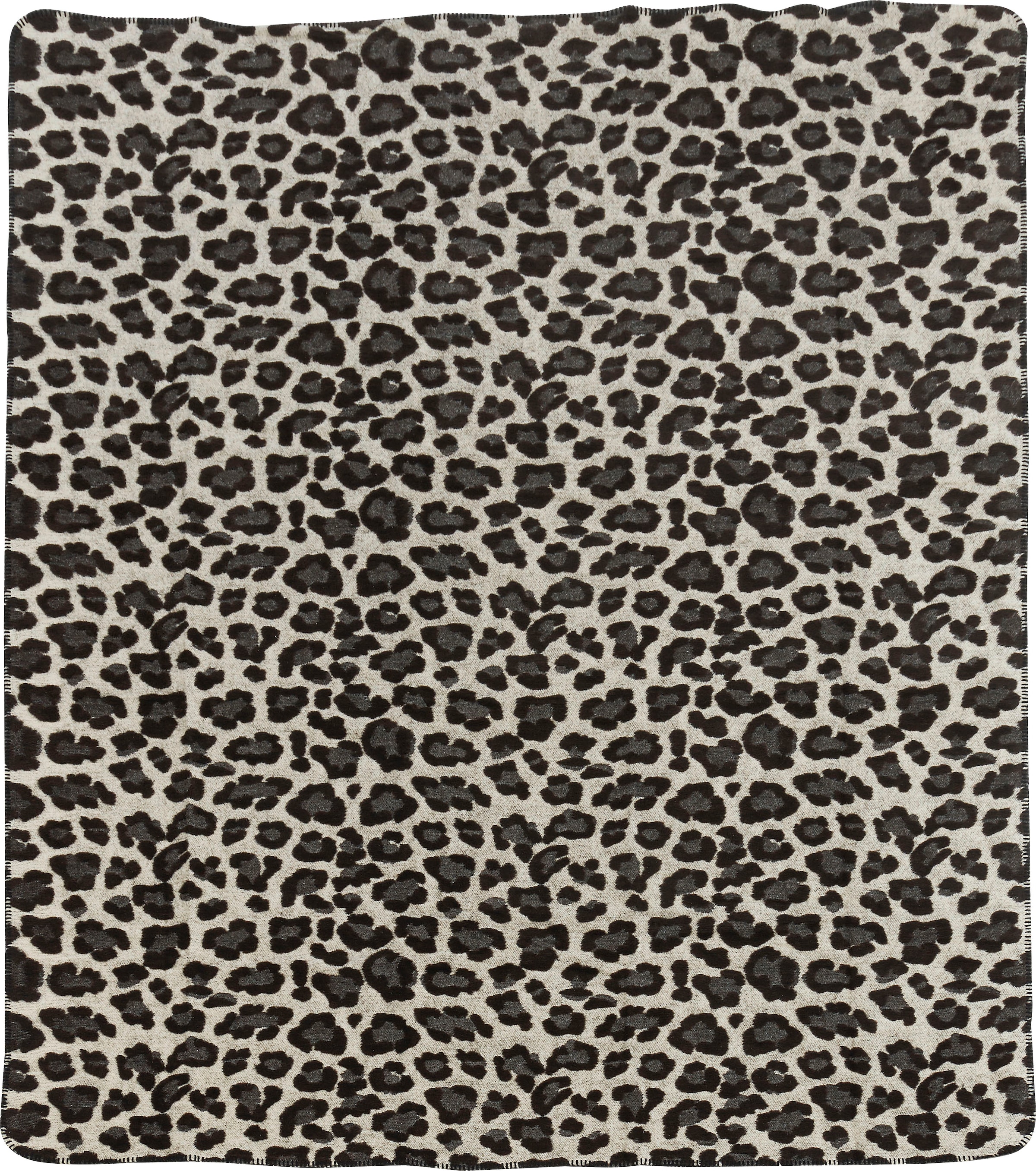 done.® Wohndecke »Leopard« Wohndecke mit einfassender Ziernaht im Leo-Look, Kuscheldecke