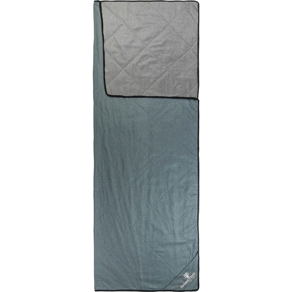 Grüezi Bag WellhealthBlanket Wool Deluxe Decke smoky blue