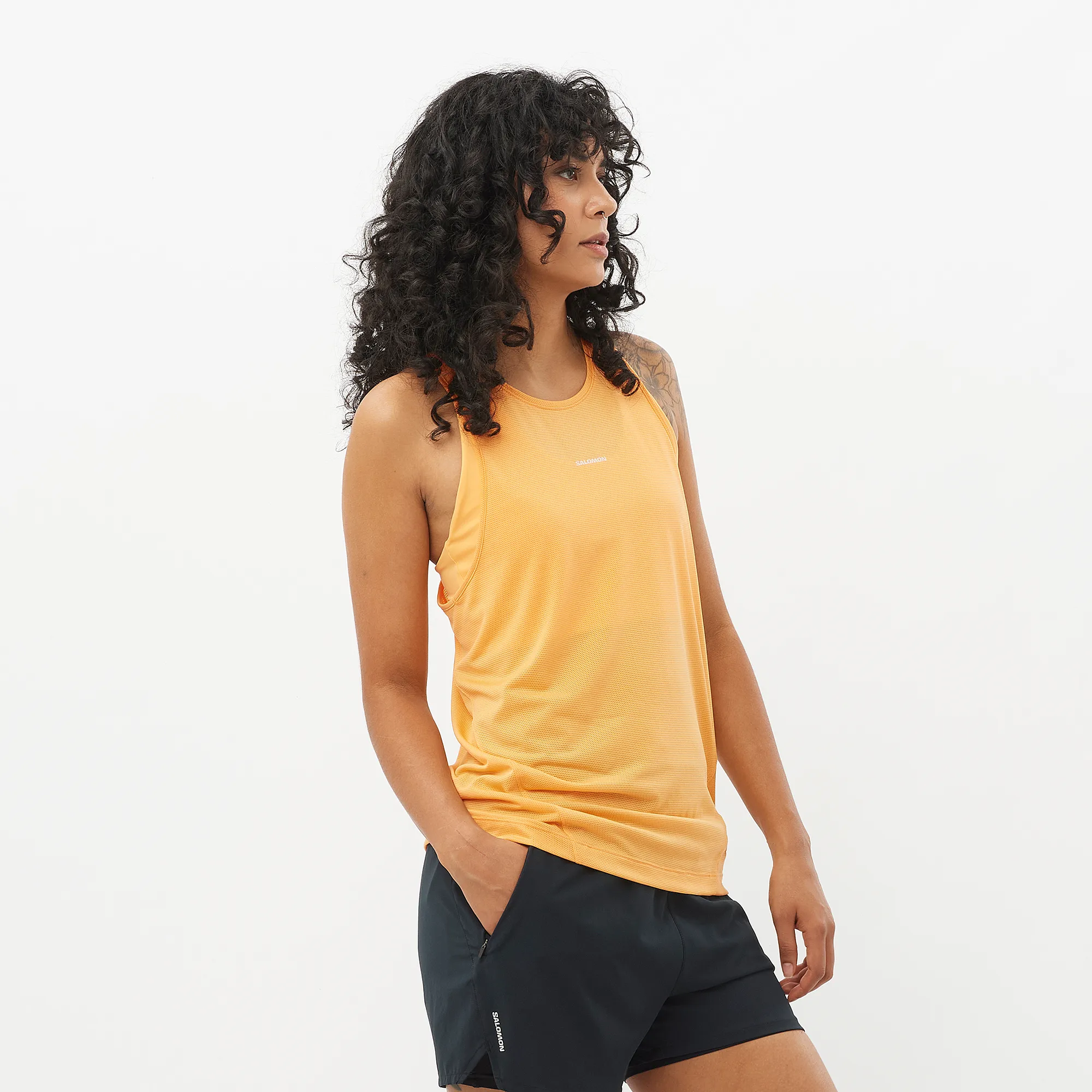 Salomon Women's Shkout Core Tank Warm Apricot