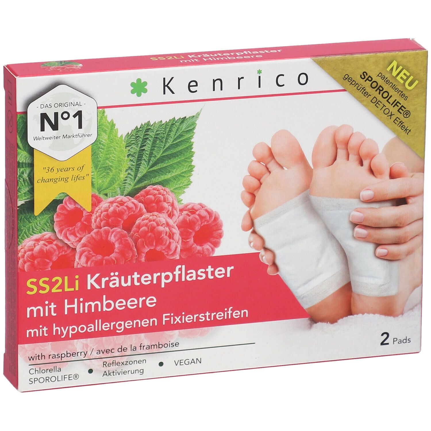 Kenrico SS2Li Kräuterpflaster mit Himbeere
