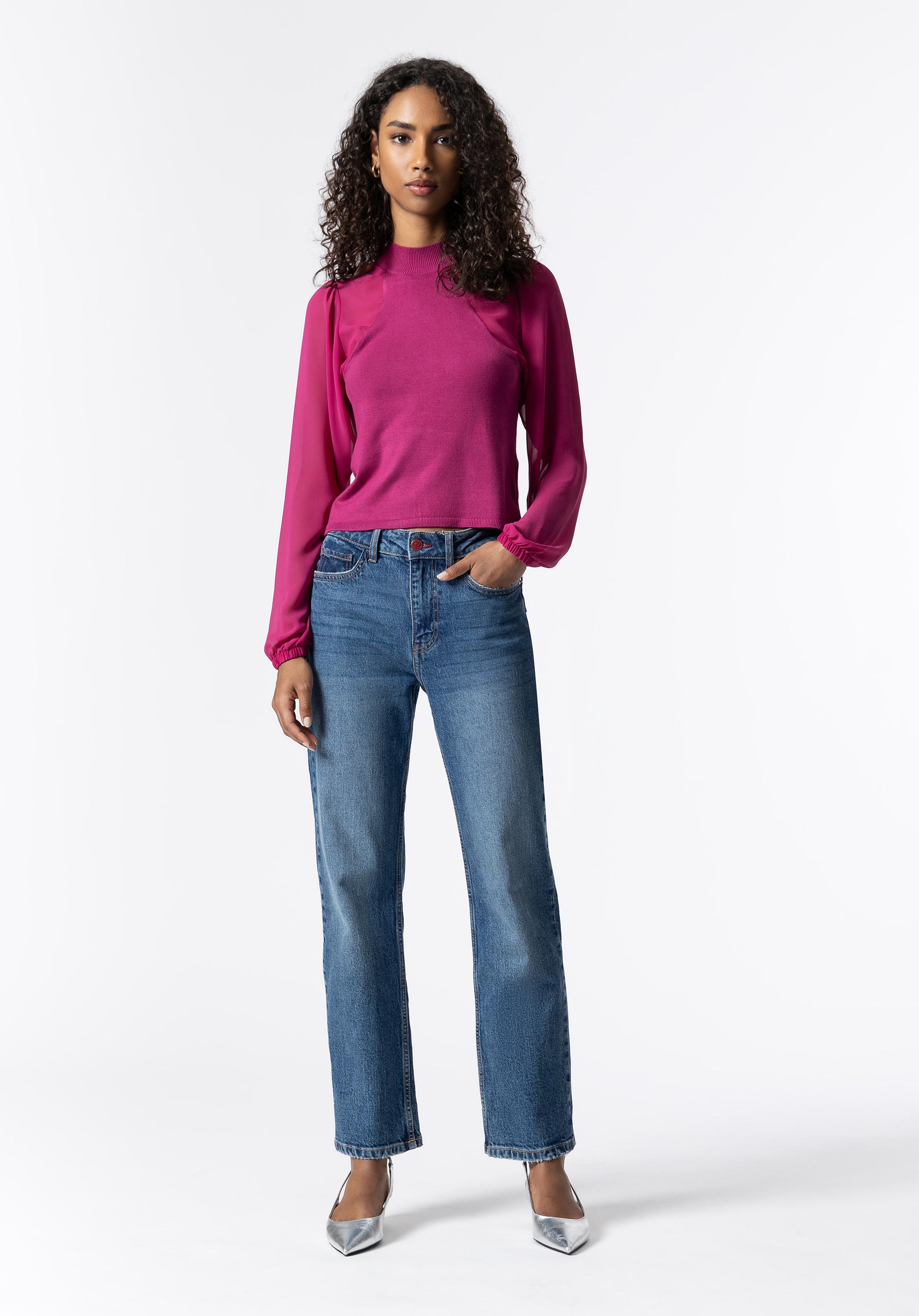 Camisola de Malha Combinada