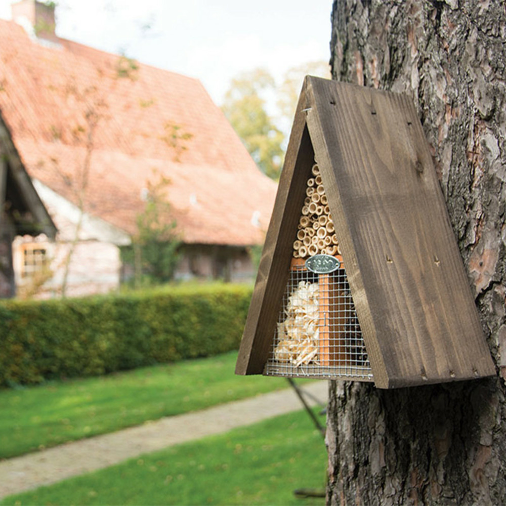 Hôtel à insectes triangle