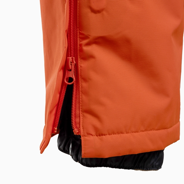 Mountain Peak heren skibroek met bretels oranje