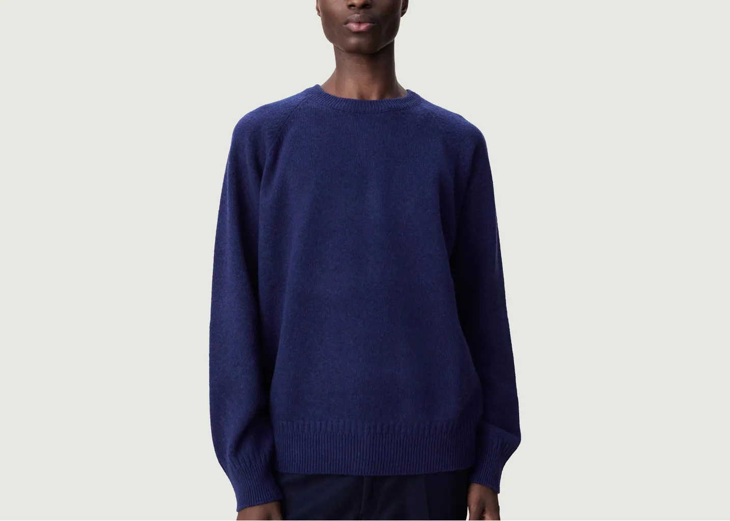 Pull Col Rond En Cachemire Tricot
