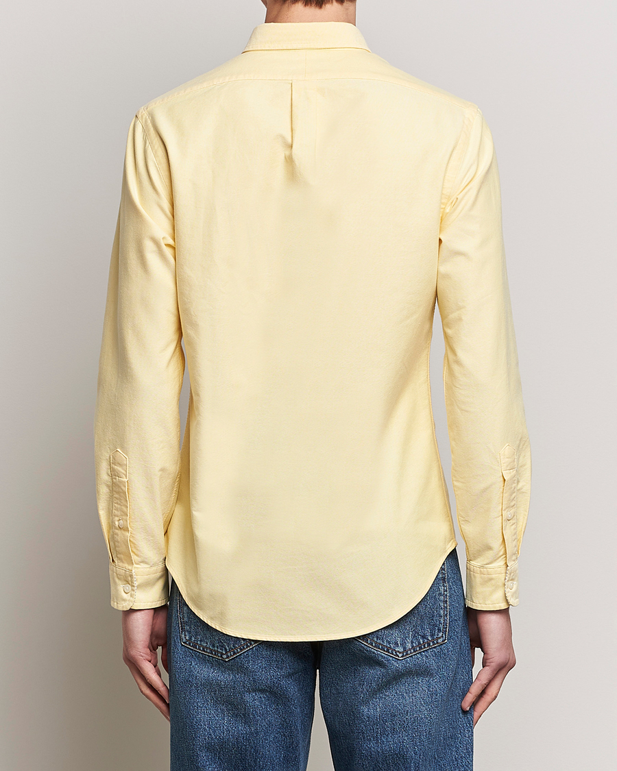 Polo Ralph Lauren Slim Fit Oxford Button Down Shirt Yellow Oxford