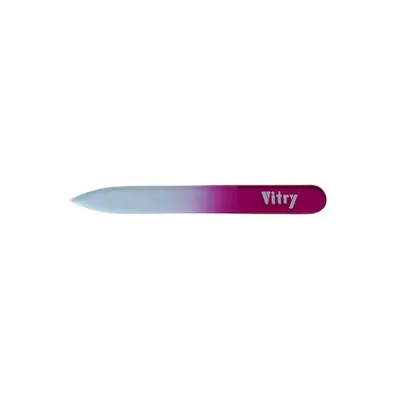 Vitry lime en verre bébé manche rose