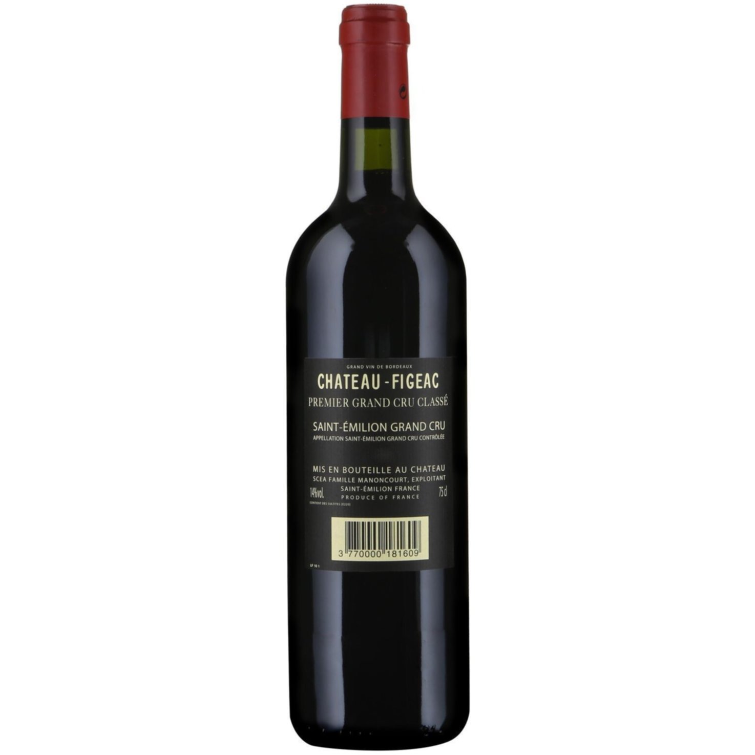 Château Figeac Saint-Emilion AC 1er Grand Cru Classé B -75cl