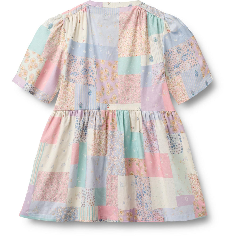 Køb Wheat Patchwork Flowers Kjole S/S Annabell
