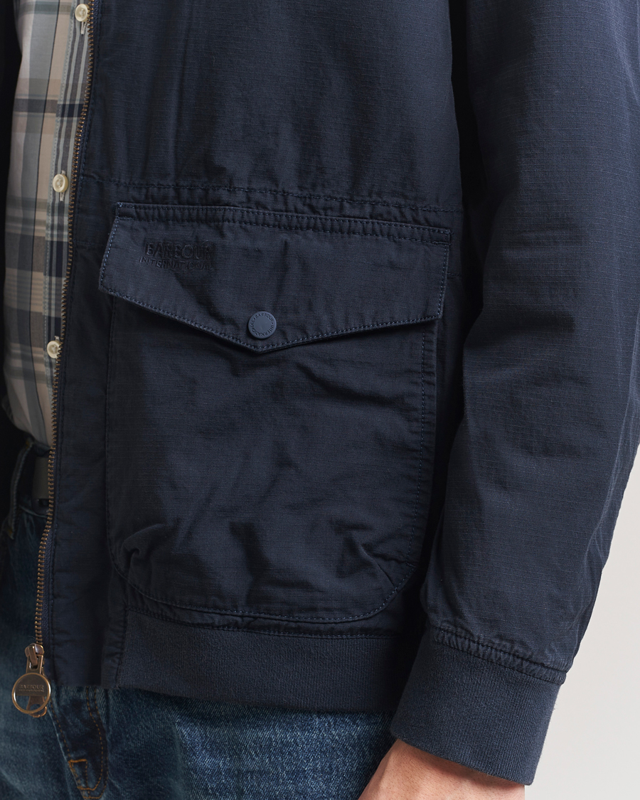 Barbour International Matley Casual Cotton Jacket Navy