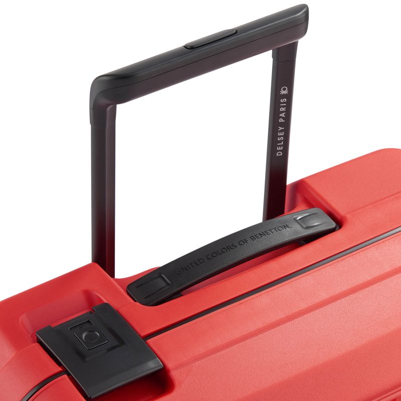 Valise cabine rigide Color Block hard Slim 55 cm Rouge