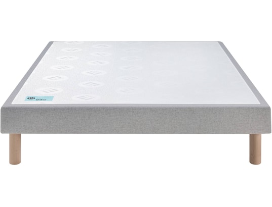 MERINOS - Sommier 120 x 190 Petit Dormeur chine gris clair 1219