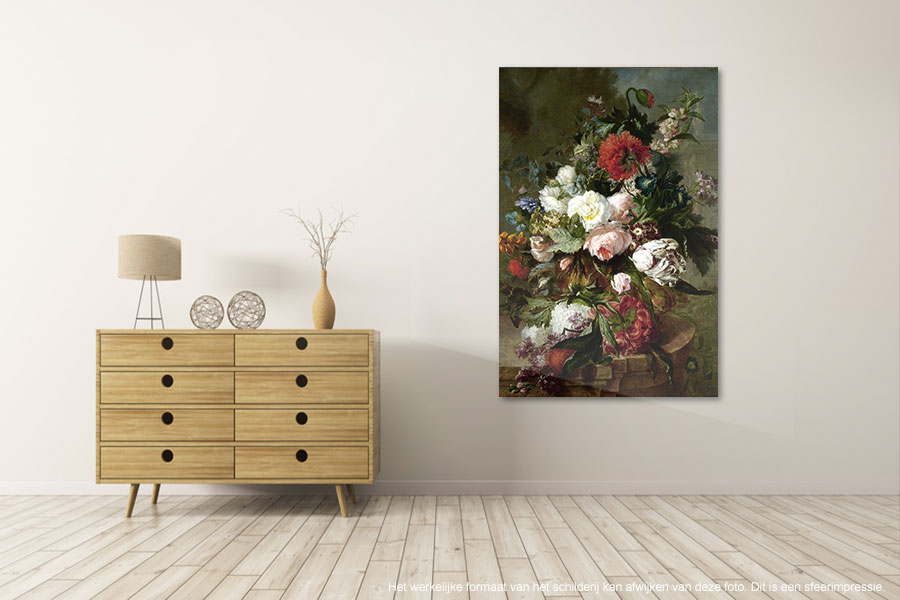 Bloemstillevens Rijksmuseum - Canvas schilderijen 6 - 80 x 120 cm