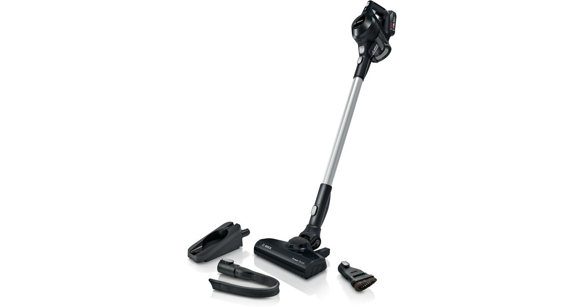BoschSerie 6 Unlimited BBS611BSC steelstofzuiger  (Zwart, Power for ALL)