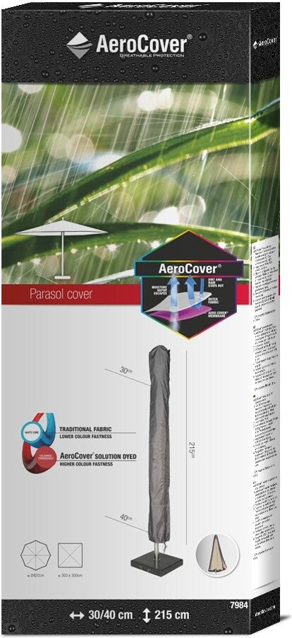 Platinum Outdoorable parasolhoes AeroCover 215 x 30 x 40 cm