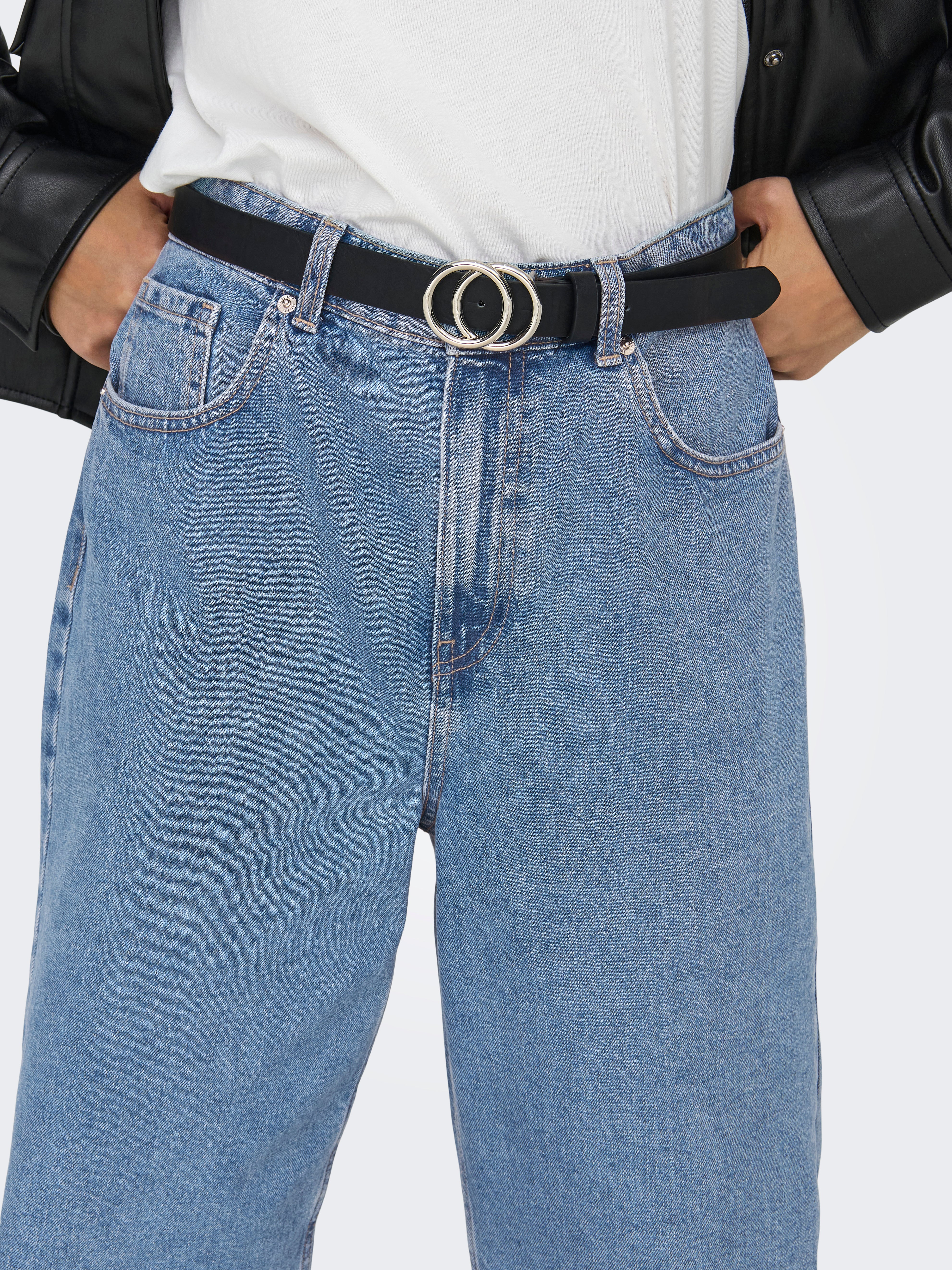 ONLMAISIE Niedrige Taille Baggy Fit Jeans Light Blue Denim