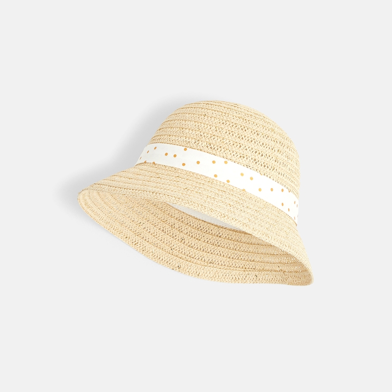 Bob cloche réversible anti UV rouge bébé fille