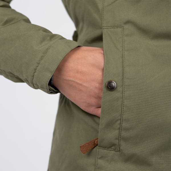 Veste FJALLRAVEN KIRUNA PADDED PARKA W GREEN