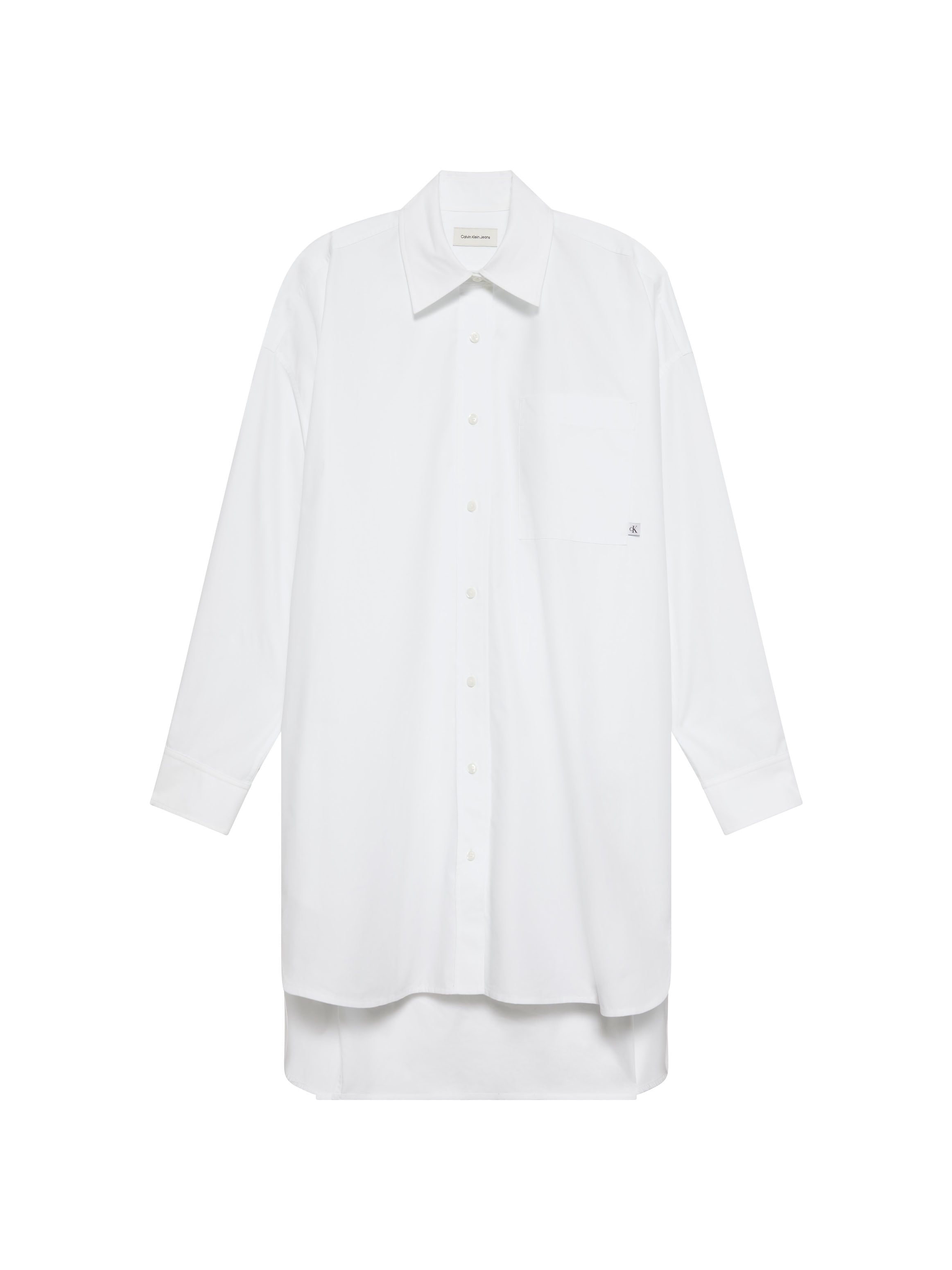 Calvin Klein Jeans Hemdblusenkleid »Cotton Oversized Mini Shirtdress« Brusttasche im Oversize-Style