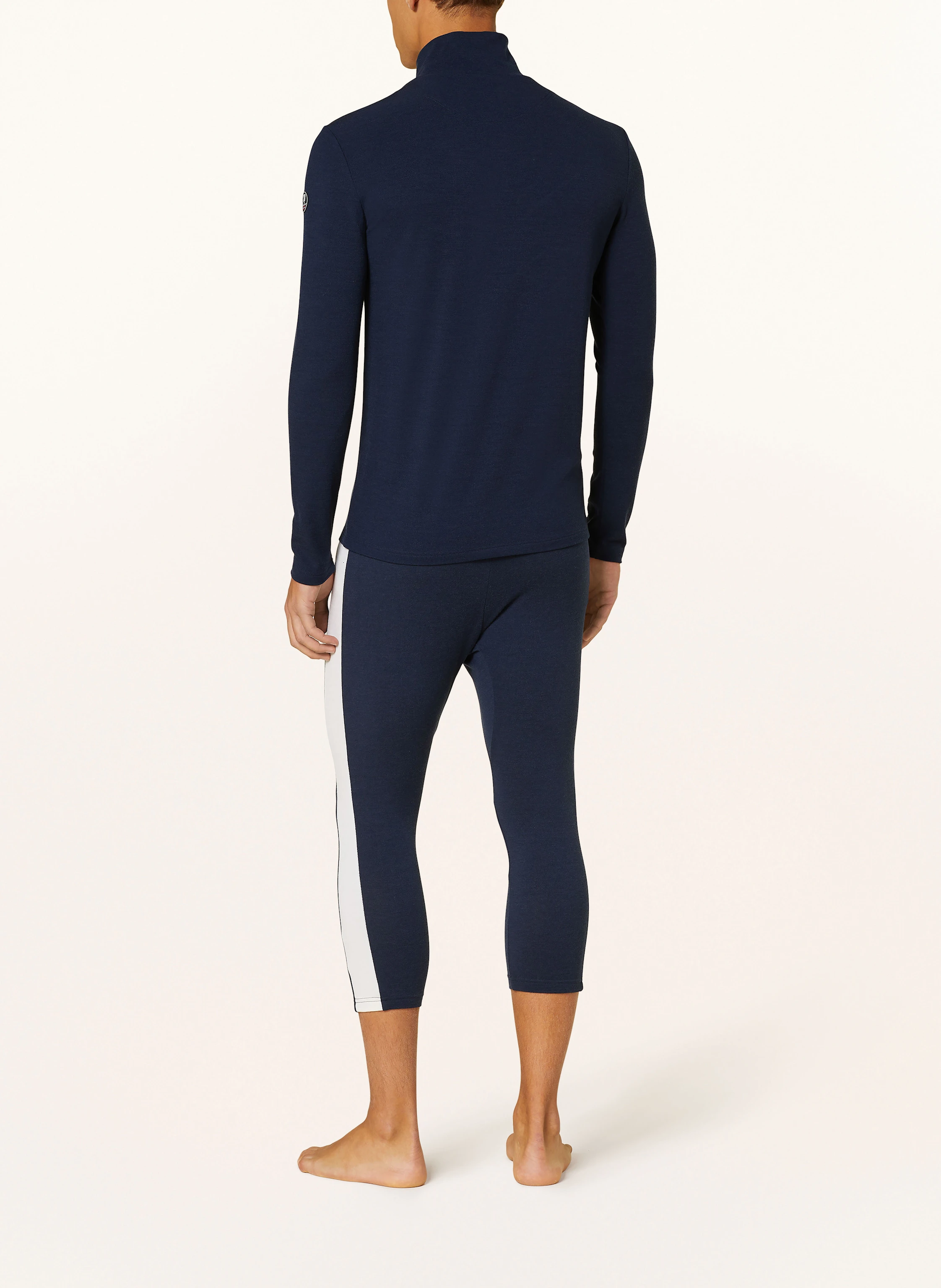 WE NORWEGIANS Piqué-Midlayer VOSS aus Merinowolle