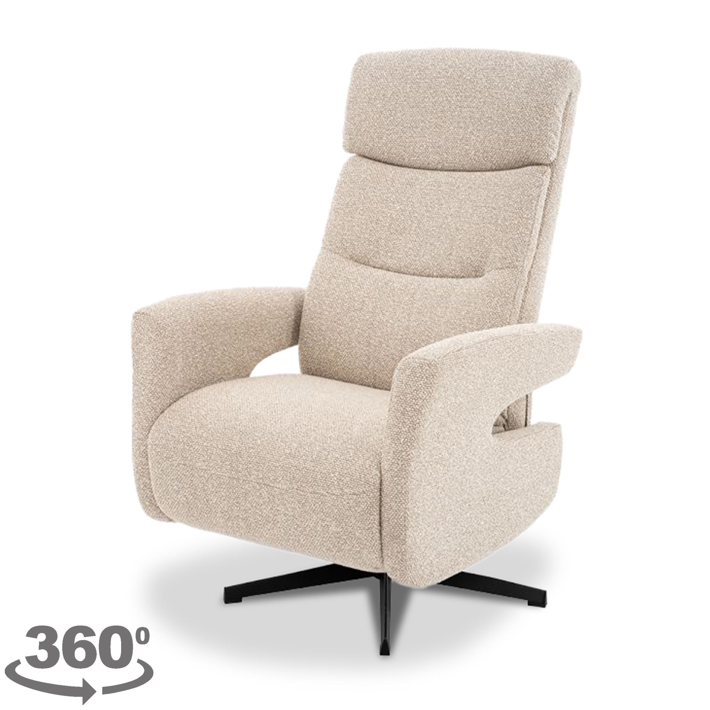 Relaxfauteuil Naturel CM-55.060 Tampere B72 x D88 x H115 cm