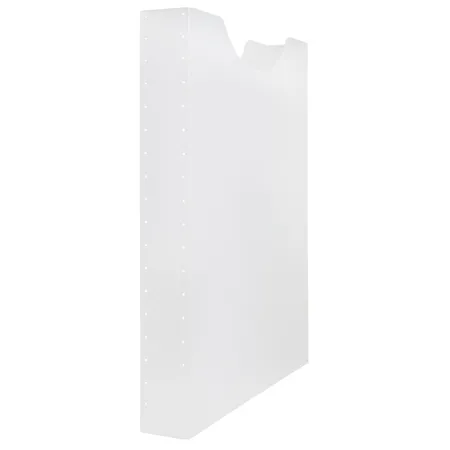 Idena Heftbox A4, transparent, hoch, Füllhöhe 4 cm