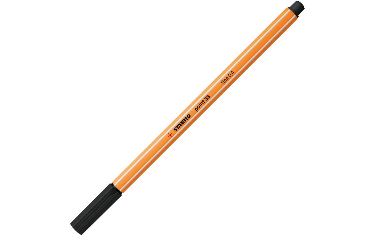 Fineliner point 88 10 Stück, SchwarzIdeal zum Skizzieren und Schreiben