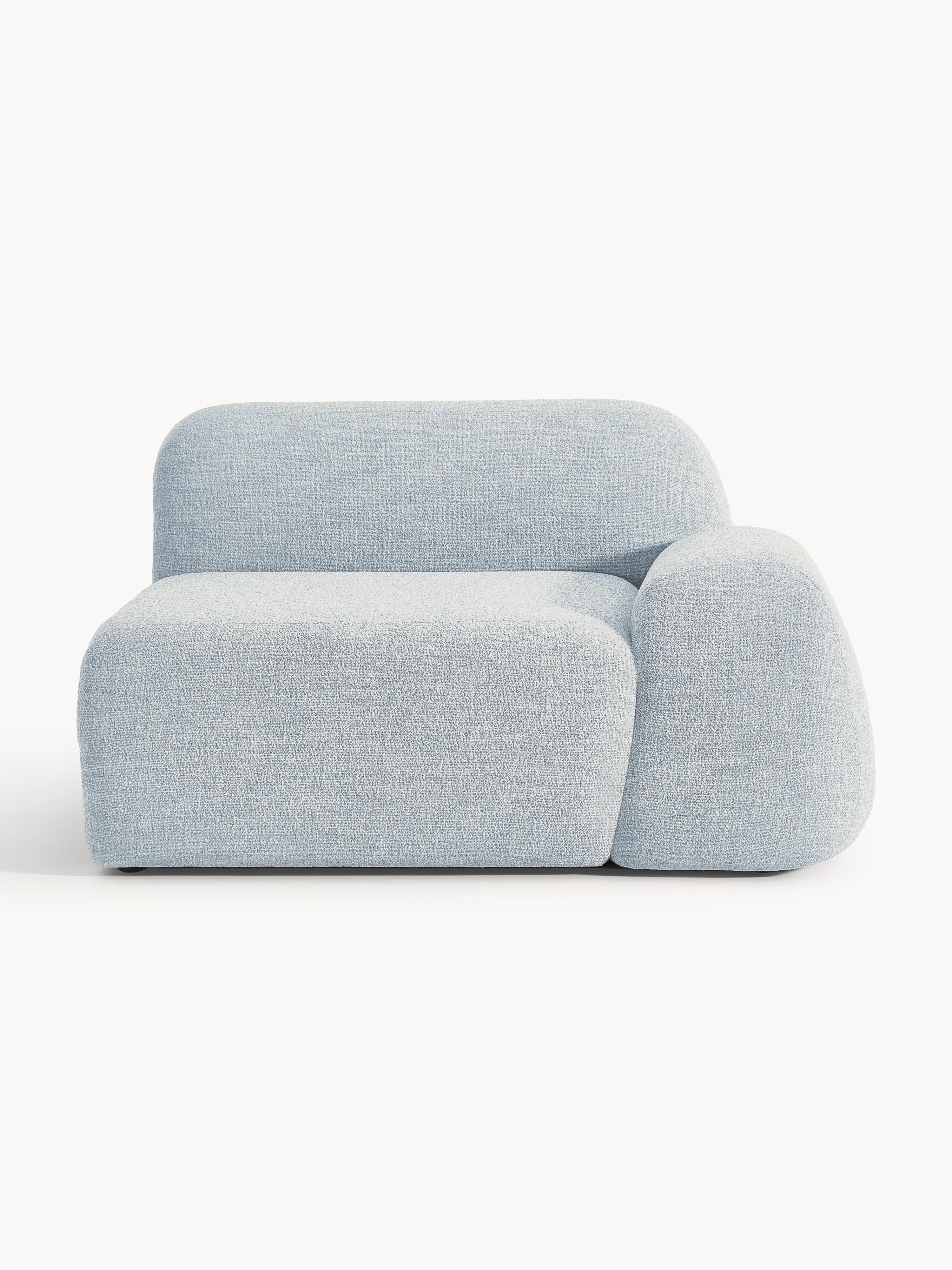 Hoekmodule Wolke van bouclé