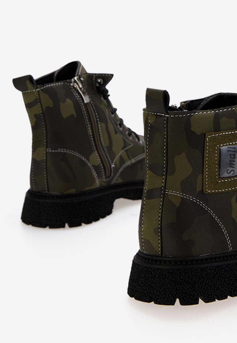 Bottines garçons vert Moulins