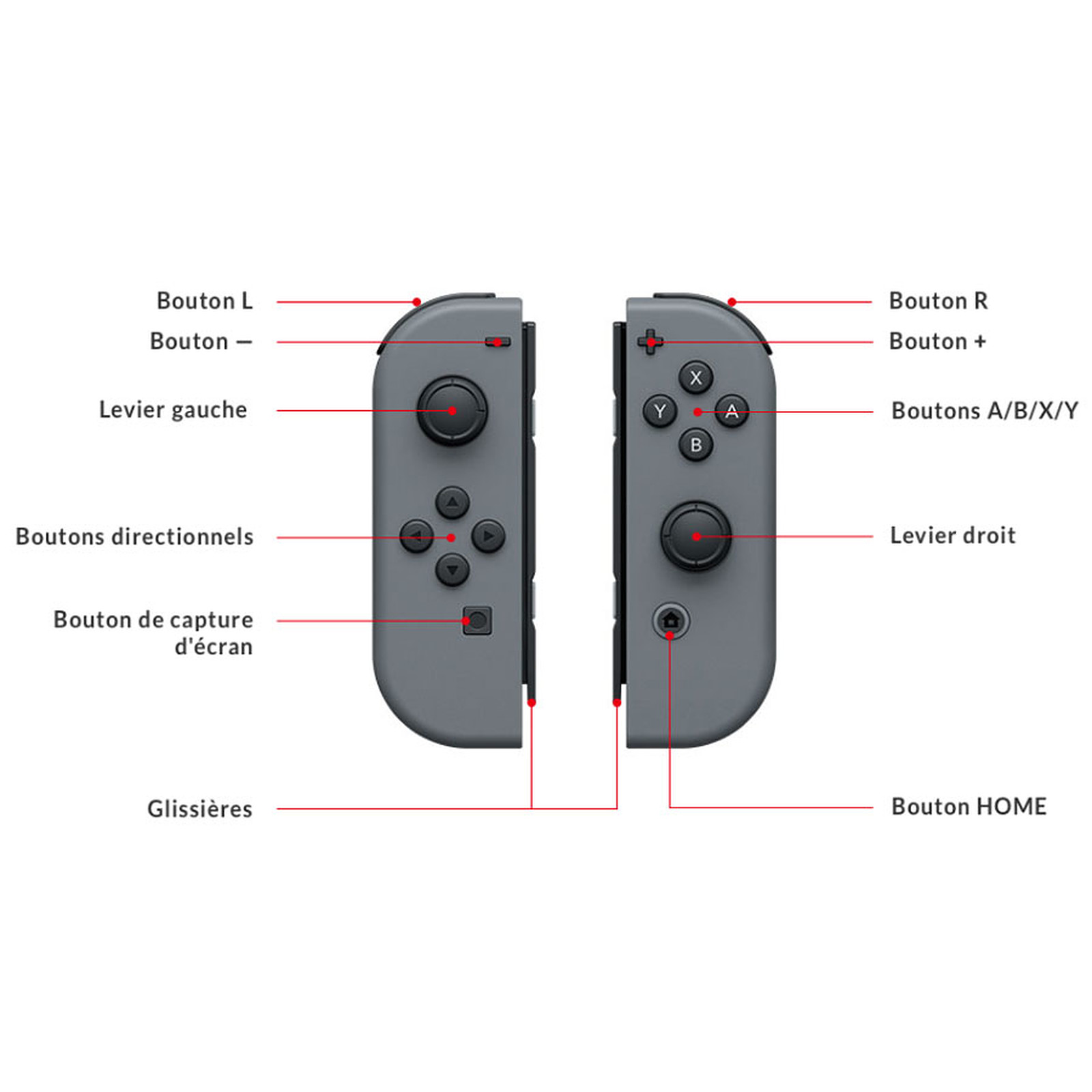 Nintendo Switch v2 + Joy-Con droit (rouge) et gauche (bleu)