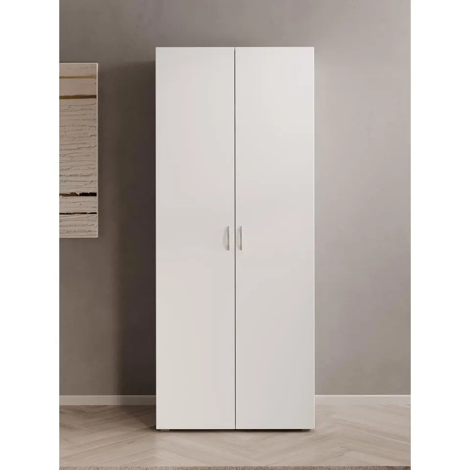 Meubella - Kledingkast Bernd - Wit - 74 cm