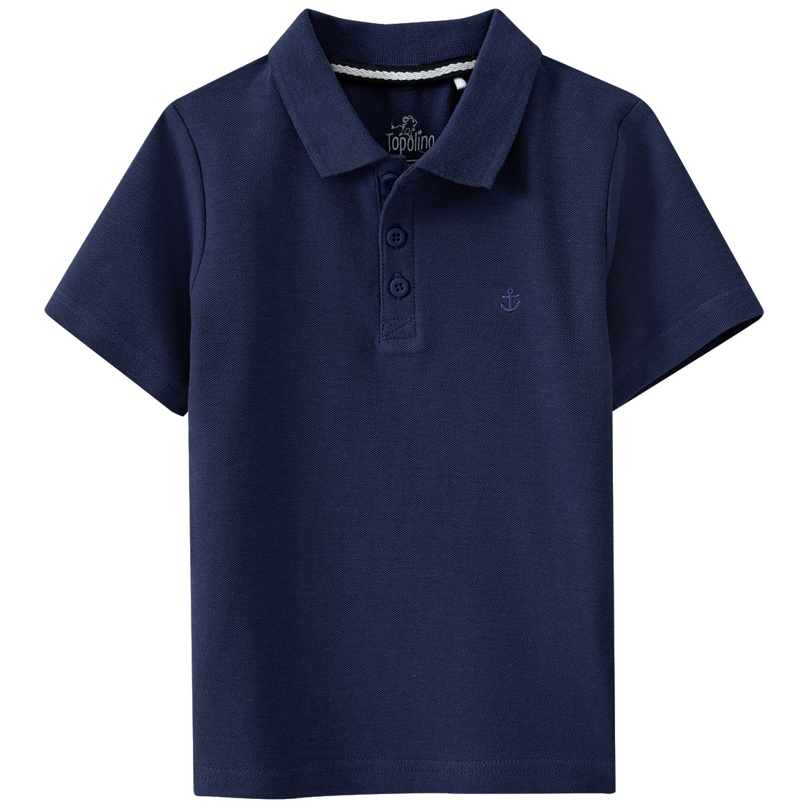 Topolino Jungen Poloshirt in Piqué-Qualität dunkelblau