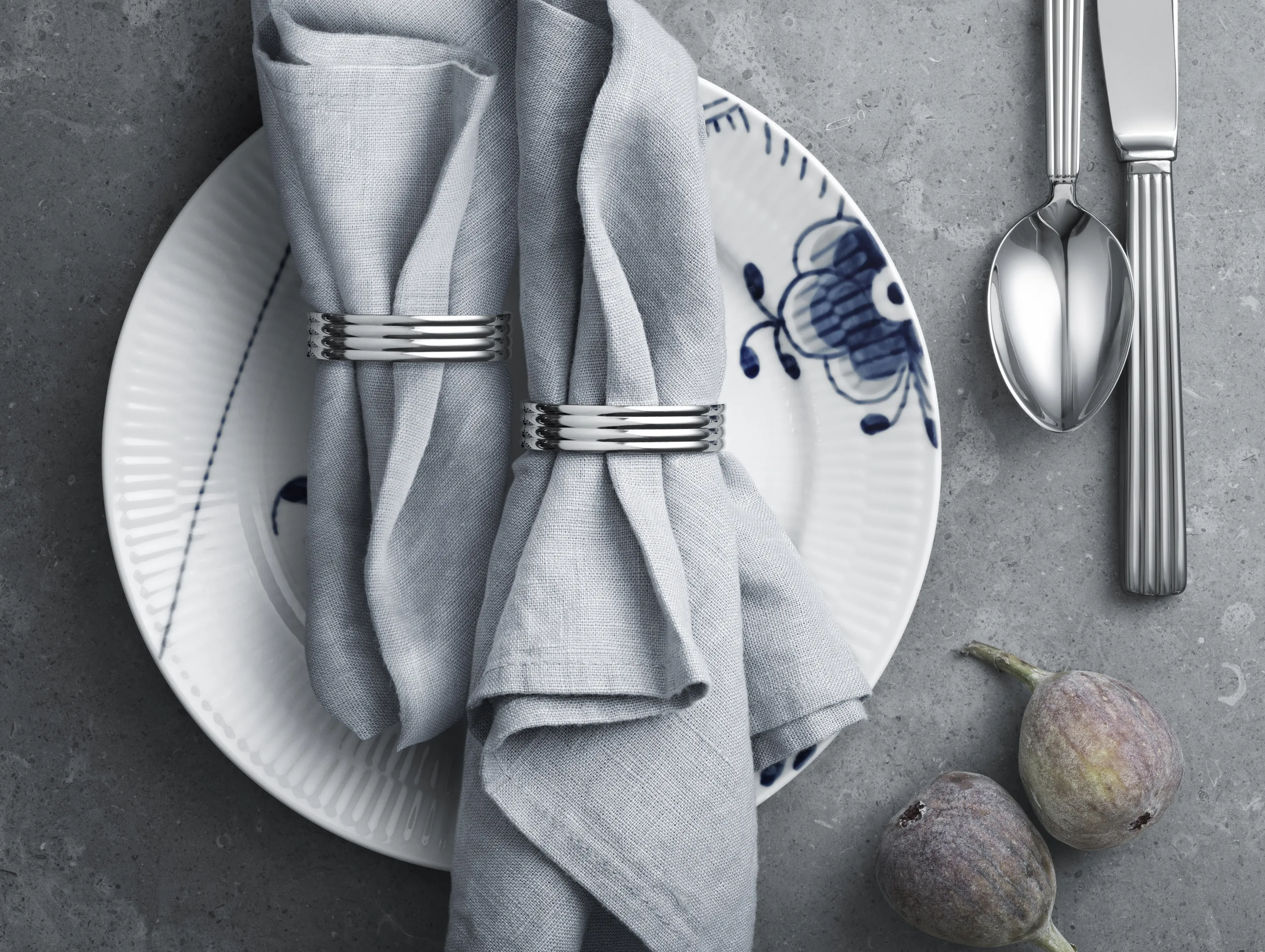 Georg Jensen Bernadotte Servietring - 2 stk.