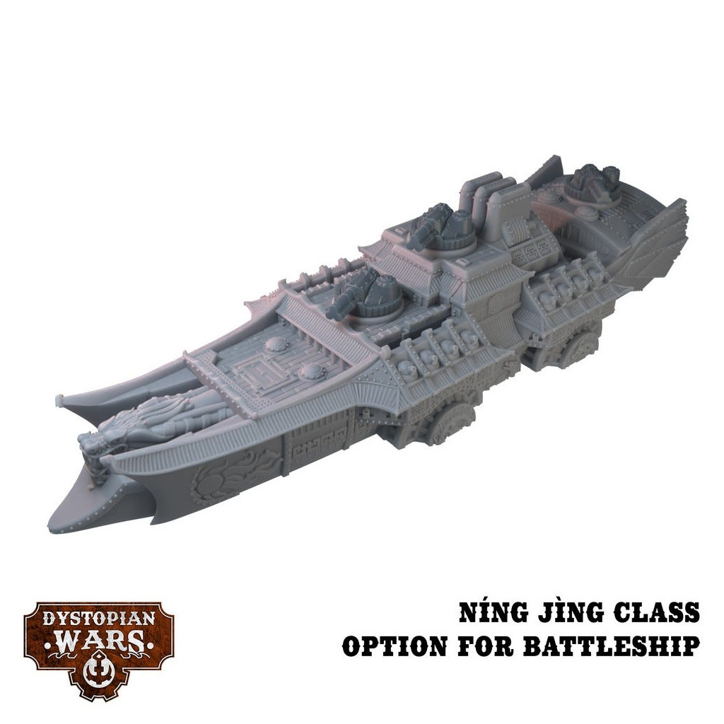 Dystopian Wars: Ning Jing Battlefleet Set