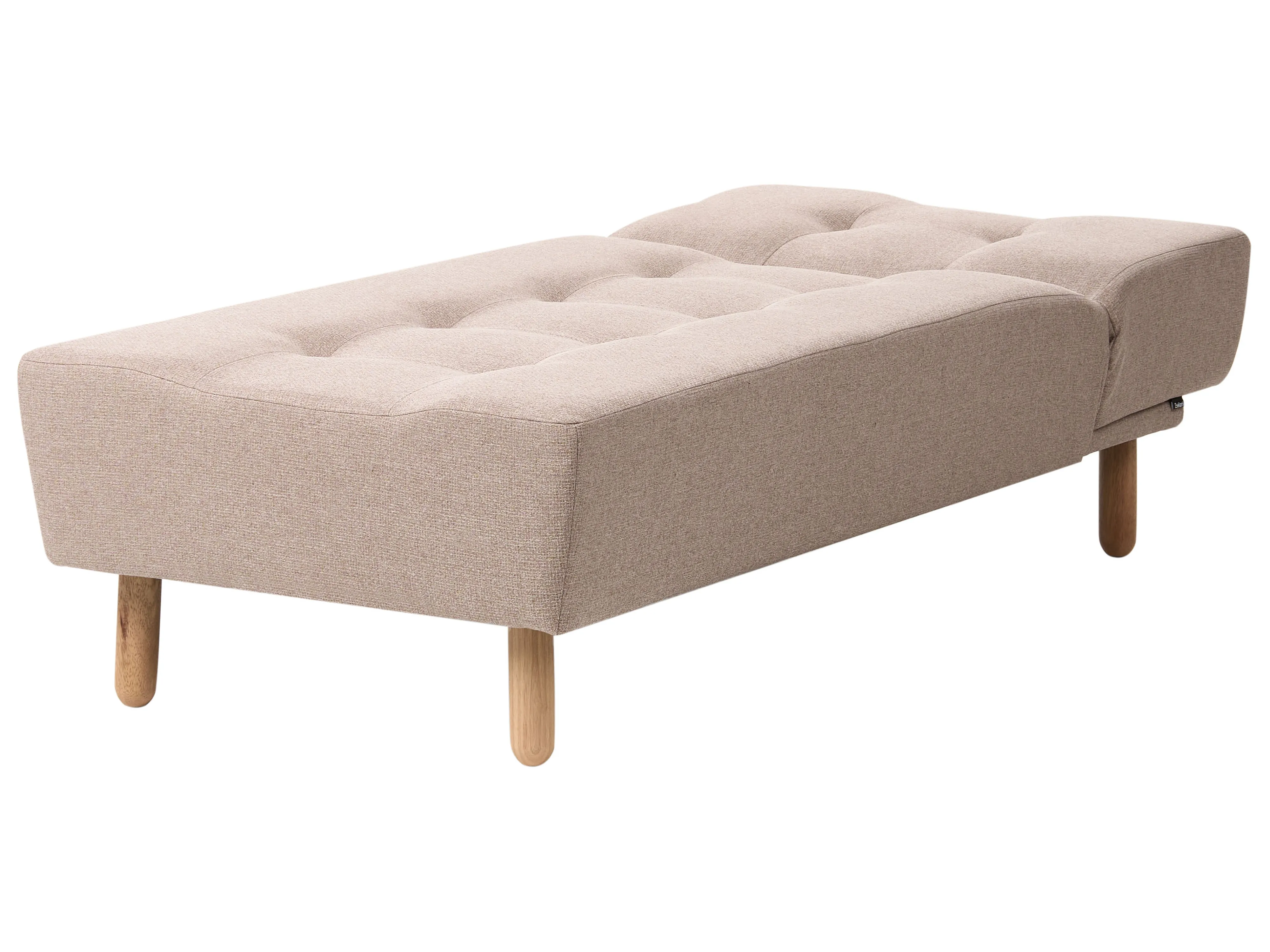 Chaise longue ALSTEN Stof Beige