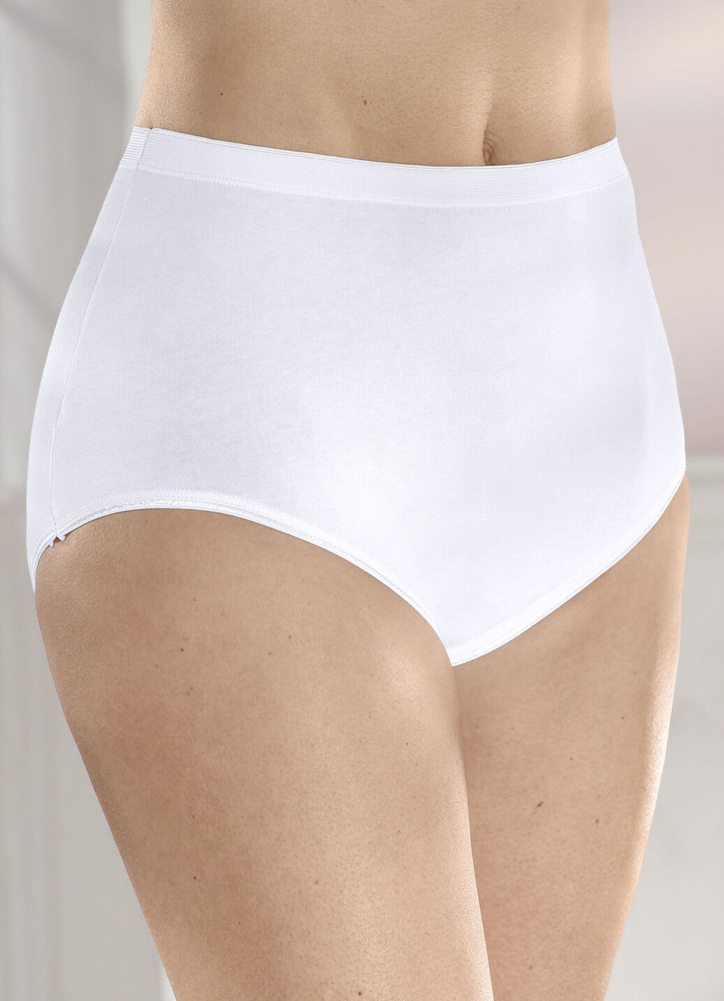 brio lingerie Fünferpack Slips mit elastischen Abschlüssen